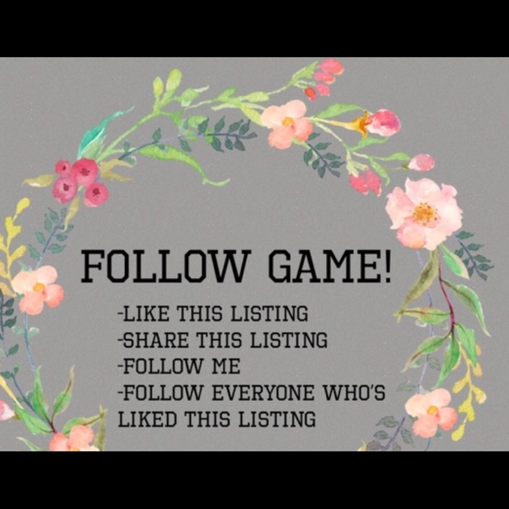 Follower Game!!💕✨